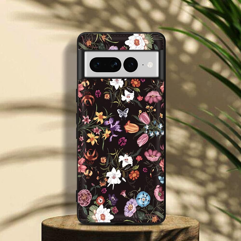 YEPO Funda para Google Pixel 7 Pro para mujer, diseño floral de moda femenina para Google Pixel 7 5G