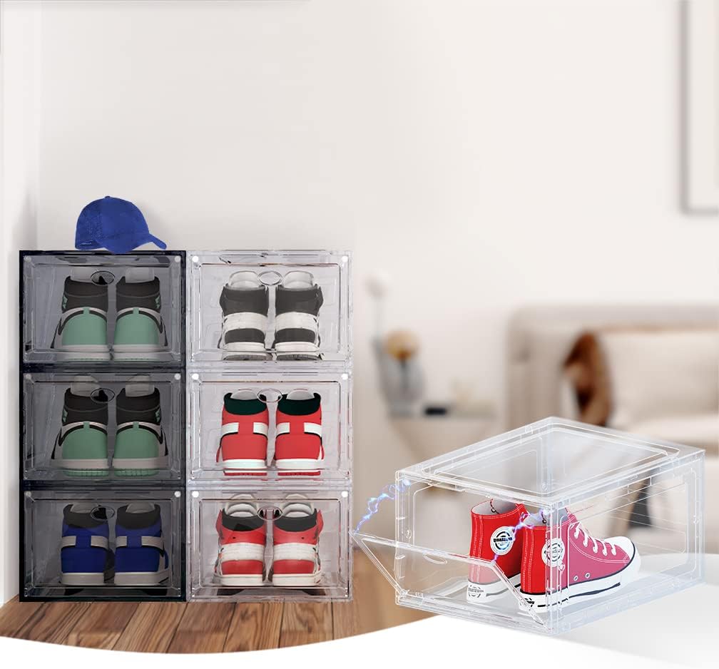 Caja de zapatos de plástico (XL transparente 6)