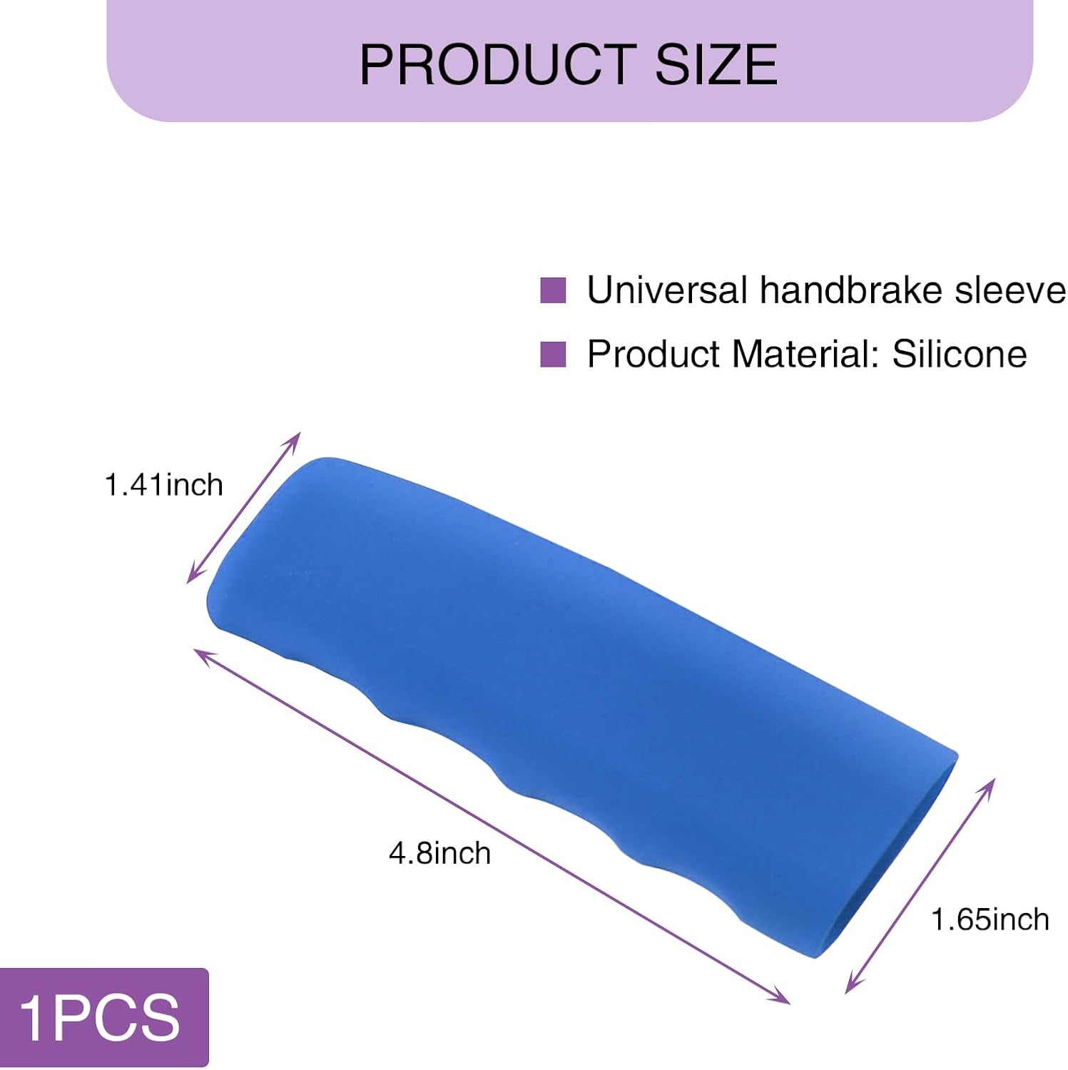 Fogfar Paquete de 1 funda protectora para freno de mano para principiantes, funda de silicona para mango de automóvil, protector de mango de agarre