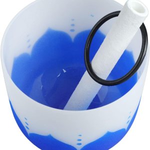 Quartz Crystal Bowl, Music Bowl Sound Healing Fine Processing Decompression Tool Frosted with Hammer for Daily Meditation (8in G Note) Quartz Crystal Bowl, Music Bowl Sound Healing Fine Processing Decompression Tool Frosted with Hammer for Daily Meditation (8in G Note)