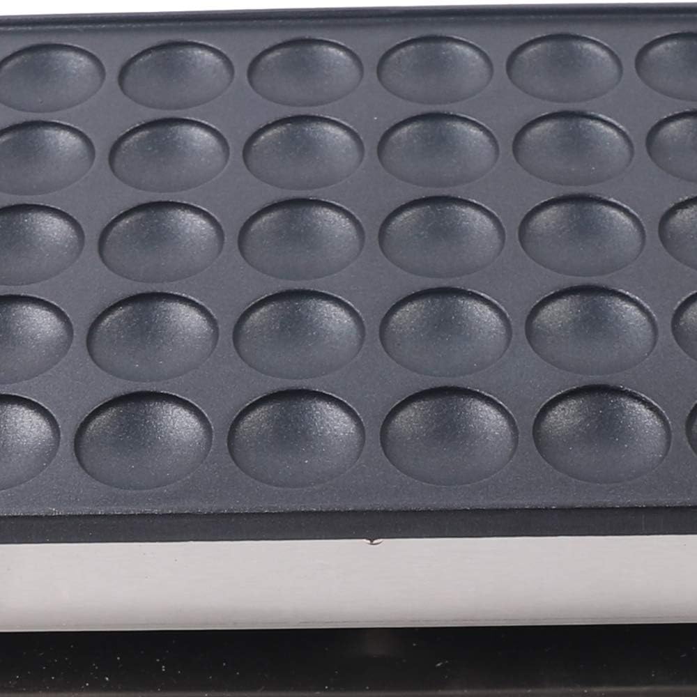 1.7KW 110V Máquina comercial para hacer panqueques 50 agujeros eléctrico mini holandés panadero antiadherente waffles panadero para el hogar cocina
