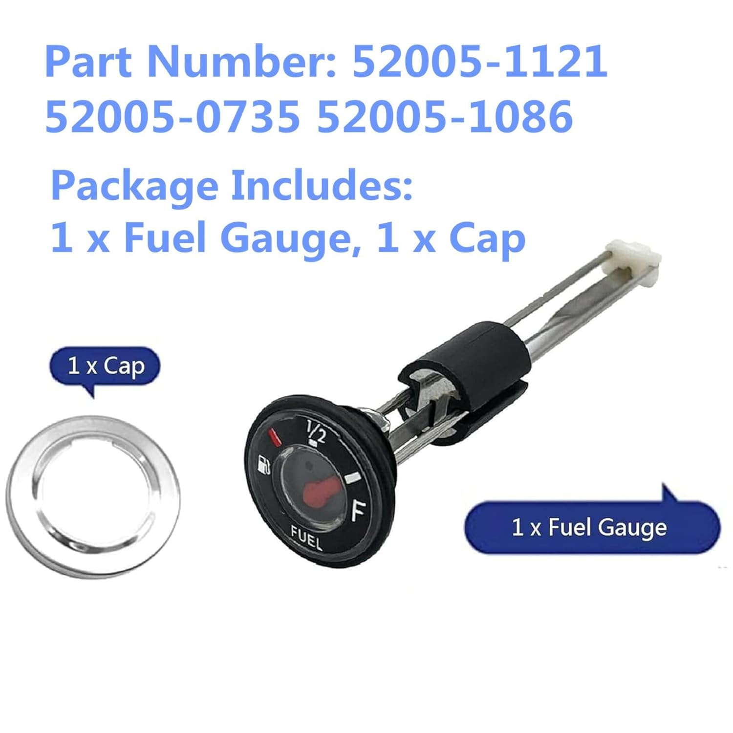 Medidor de nivel del tanque de gasolina de combustible para Kawasaki Bayou 220 250 300 400 1988 1999 2000 2001 2002 2003 2004 2005 2006 2007 2008