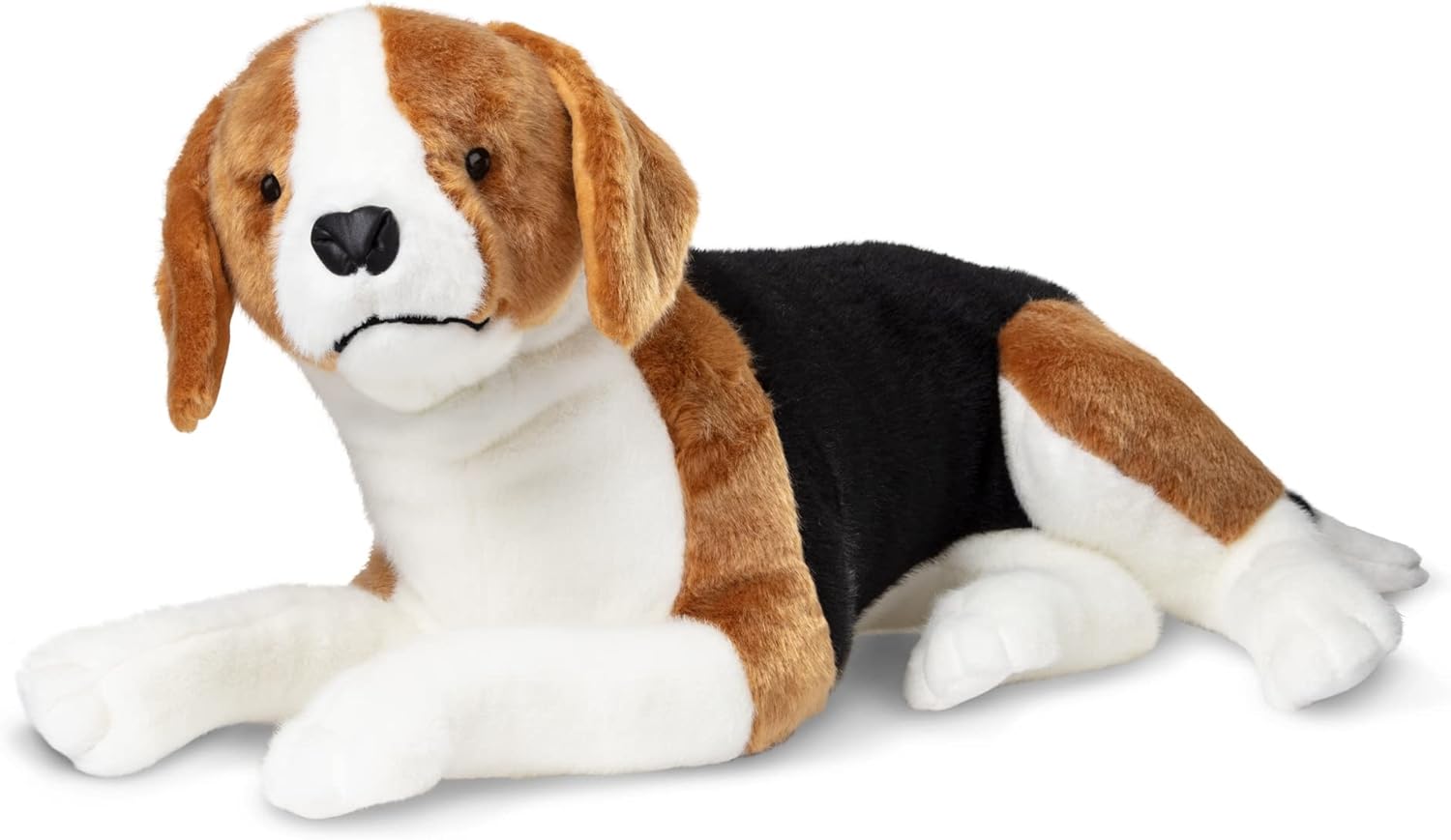 Melissa & Doug Peluche Beagle realista, 11 pulgadas