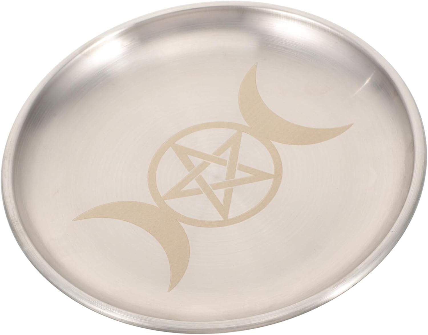 COHEALI Portavelas de placa de altar, quemador de incienso ritual, cuenco de oferta, bandeja decorativa para candelitas, suministros de tarot wicca