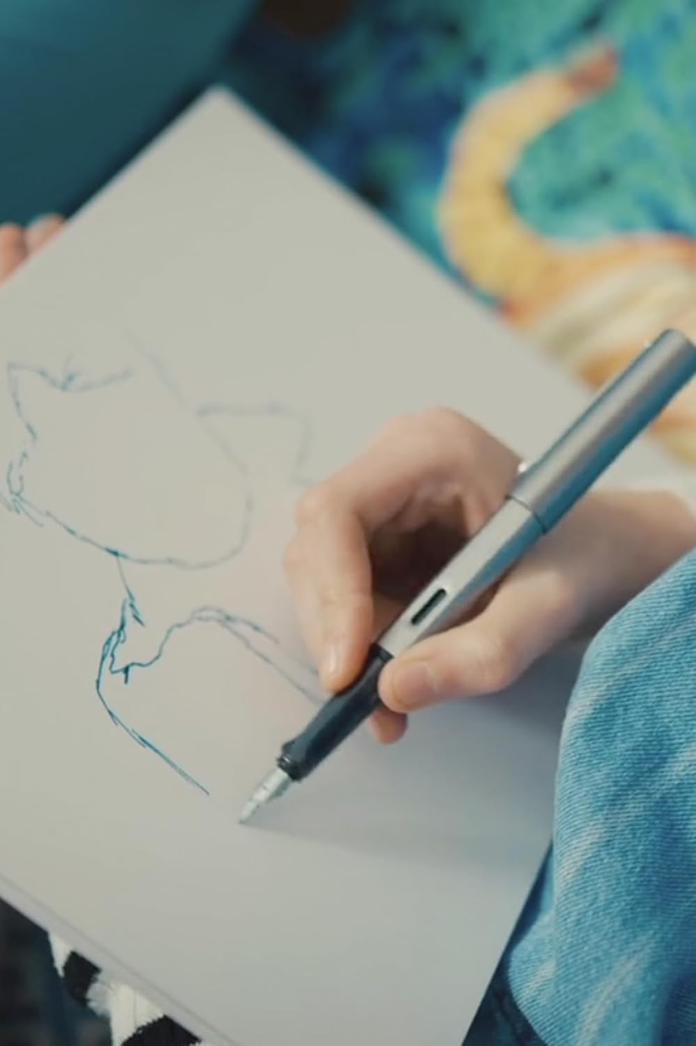 Lamy AL-star – Bolígrafo estilográfico, diseño elegante, los mejores bolígrafos para escritura suave, aluminio ligero, bolígrafo cósmico de punta
