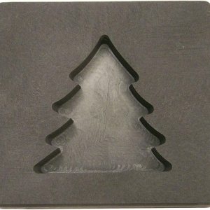 Molde de grafito de alta densidad con forma de árbol de Navidad de oro de 5 onzas, barra de plata de 2.5 onzas-EE. UU Molde de grafito de alta densidad con forma de árbol de Navidad de oro de 5 onzas, barra de plata de 2.5 onzas-EE. UU