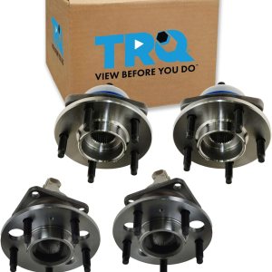 TRQ Kit de 4 cojinetes de rueda y buje delantero y trasero para Buick Chevy Pontiac Saturn TRQ Kit de 4 cojinetes de rueda y buje delantero y trasero para Buick Chevy Pontiac Saturn