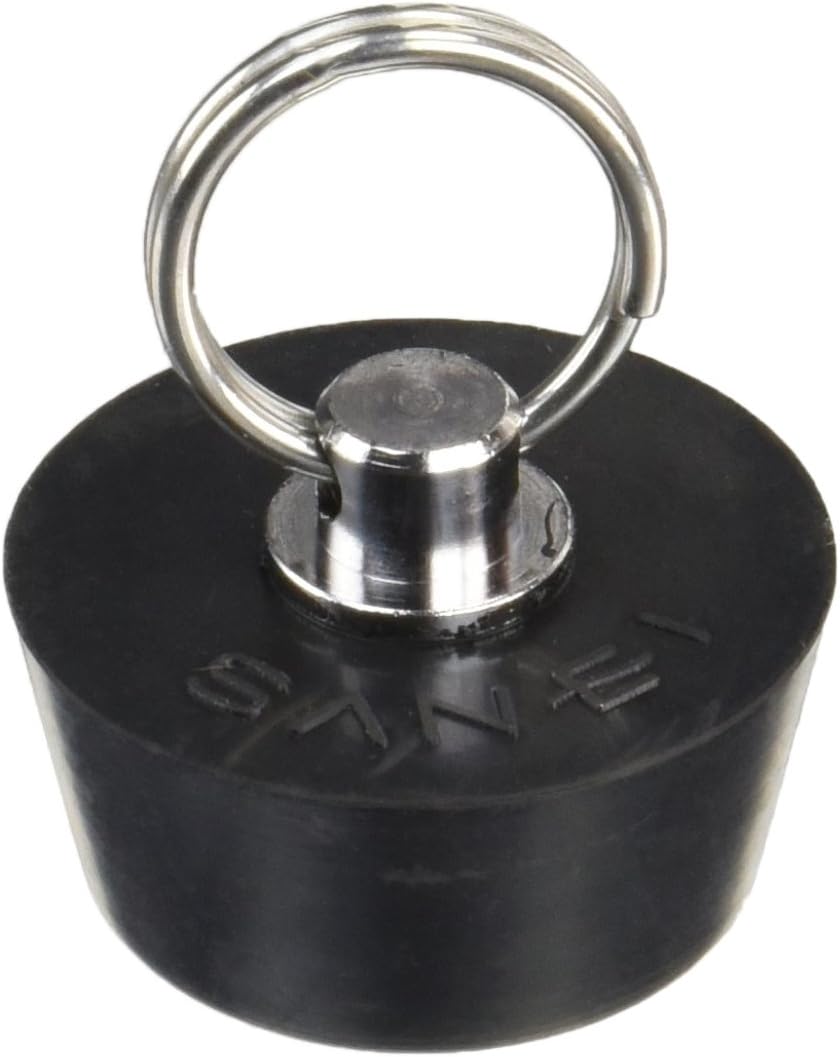 SANEI H29F-32 Rubber Plug for Bath, No Chain, Outer Diameter 1.3 inches (32 mm), Height 1.0 inches (26 mm)
