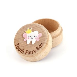 Caja de almacenamiento de dientes, caja de dientes de madera, bonita caja de recuerdo de dientes, caja de dientes de bebé para niños y niñas Caja de almacenamiento de dientes, caja de dientes de madera, bonita caja de recuerdo de dientes, caja de dientes de bebé para niños y niñas