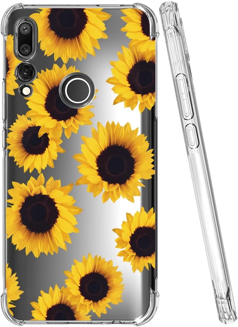 Sidande Funda para Huawei Y9 Prime 2019Honor 9XP Smart Z STK-LX1 para niñas y mujeres, funda protectora delgada de TPU suave y flexible transparente