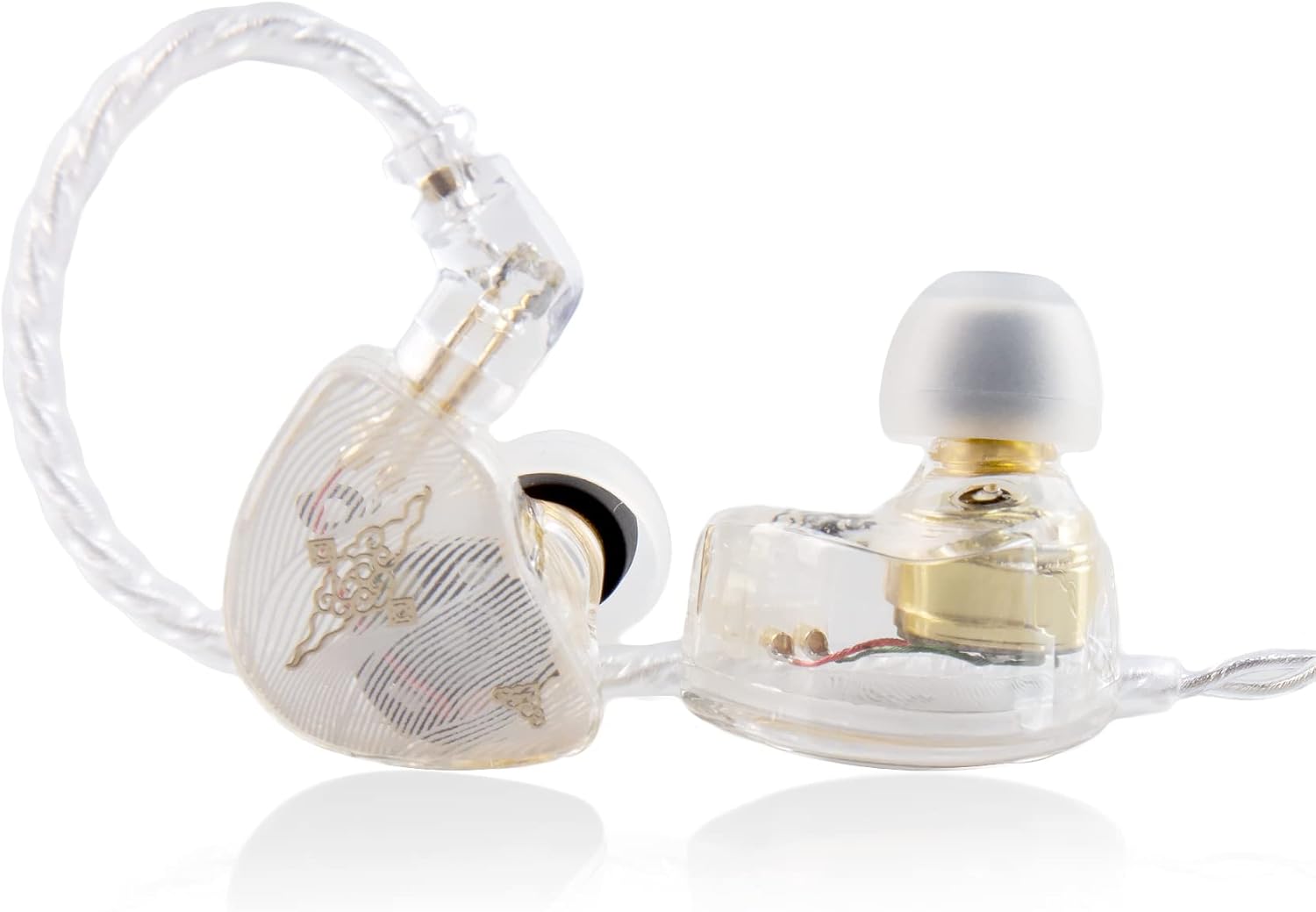TANGZU Wan er S.G – Auriculares intrauditivos con cable HiFi iem para músico audiófilo de 0.394 in con controlador dinámico de 0.394 pulgadas (0.394