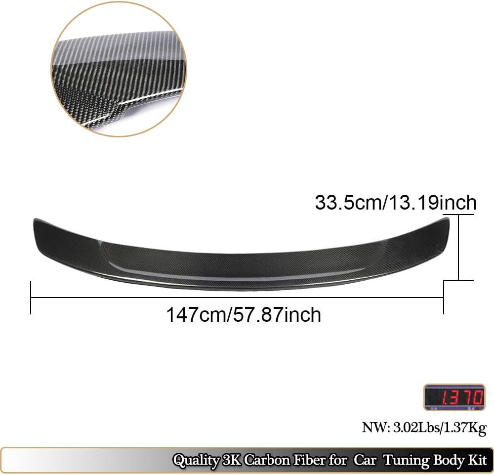 Alerón de maletero compatible con Mercedes Benz CLS Clase W218 Sedan 2012-2018 Factory Outlet CLS350 CLS400 CLS500 CLS550 CLS63 AMG Auto Fibra de