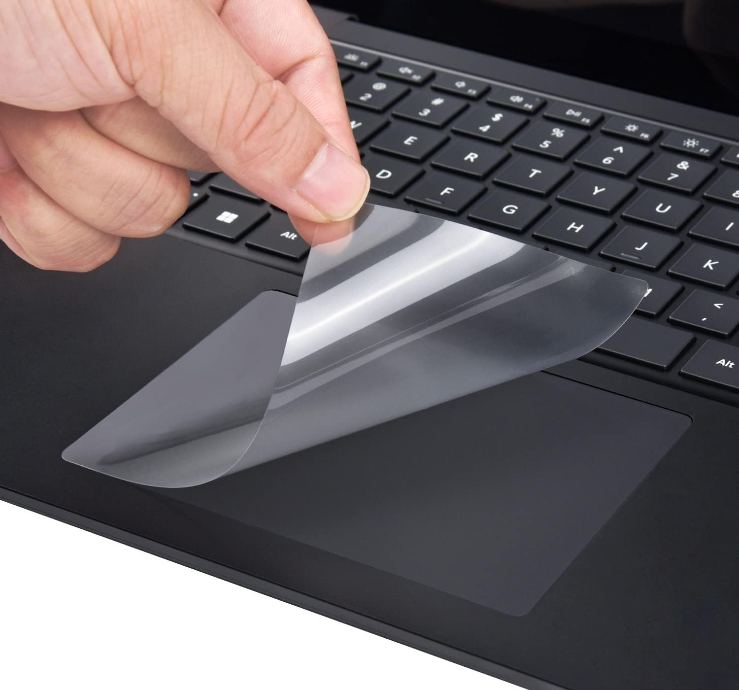 2 piezas Protector de trackpad para laptop Microsoft Surface 5 4 3 13.5 pulgadas, cubierta de almohadilla táctil, antiarañazos, antiagua, para