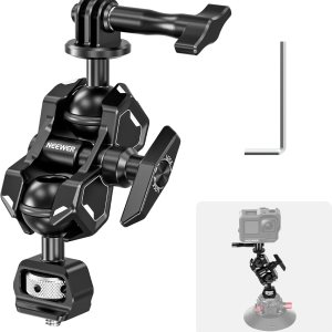 NEEWER Soporte de brazo mágico para Hero 12 11 10 Osmo Action 4 3 One X3 GO3, adaptador de brazo articulado con tornillo de 14 pulgadas para montaje NEEWER Soporte de brazo mágico para Hero 12 11 10 Osmo Action 4 3 One X3 GO3, adaptador de brazo articulado con tornillo de 14 pulgadas para montaje
