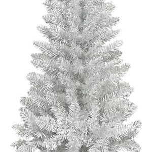 MTB – Árbol de Navidad artificial con bisagras de 5 pies con soporte de metal plegable, 350 puntas de plástico PVC reciclado, color blanco MTB – Árbol de Navidad artificial con bisagras de 5 pies con soporte de metal plegable, 350 puntas de plástico PVC reciclado, color blanco