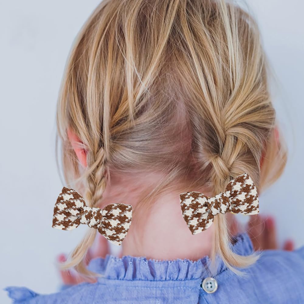 20 ligas elásticas para el cabello con lazos, soporte para cola de caballo pequeño de 2 pulgadas, banda de goma pequeña boutique para niños