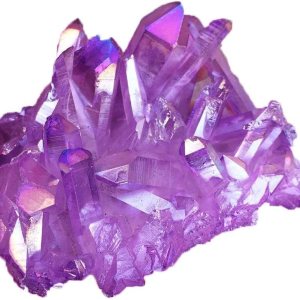 Bonito grupo de cristal de cuarzo de Aura de ángel, arcoíris, de 0.25 a 0.3 libras, racimo de cristal de titanio, reiki, curativo, semilla de Bonito grupo de cristal de cuarzo de Aura de ángel, arcoíris, de 0.25 a 0.3 libras, racimo de cristal de titanio, reiki, curativo, semilla de