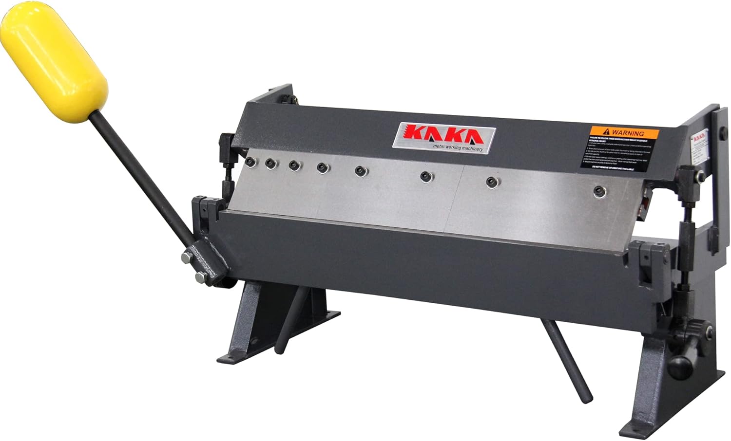 KAKA INDUSTRIAL W-2416Z, bandeja de metal de 24 pulgadas y freno de caja, capacidad de acero suave calibre 16, ángulo de grosor máximo de 1-135
