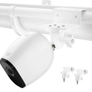 HOLACA Soporte de canalón para Arlo Pro 4 eufyCam 2C Pro E y 2 E20 E40 L20, Arlo Essential, Arlo Pro 2, Arlo Pro 3, Wyze Cam al aire libre, Arlo GO, HOLACA Soporte de canalón para Arlo Pro 4 eufyCam 2C Pro E y 2 E20 E40 L20, Arlo Essential, Arlo Pro 2, Arlo Pro 3, Wyze Cam al aire libre, Arlo GO,