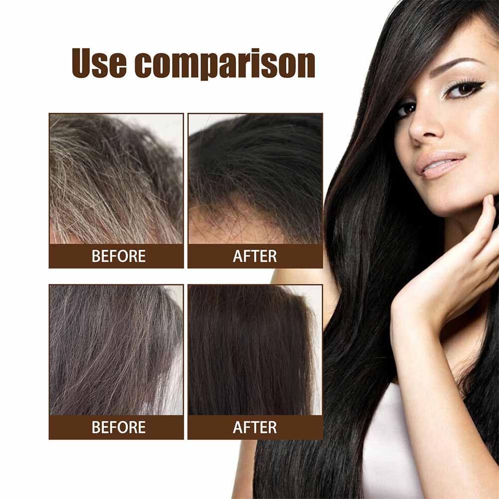Champú de hierbas Yaguan, champú negro Yaguan, tinte para el cabello, champú para cabello negro Yaguan de Corea, champú efectivo para cabello blanco