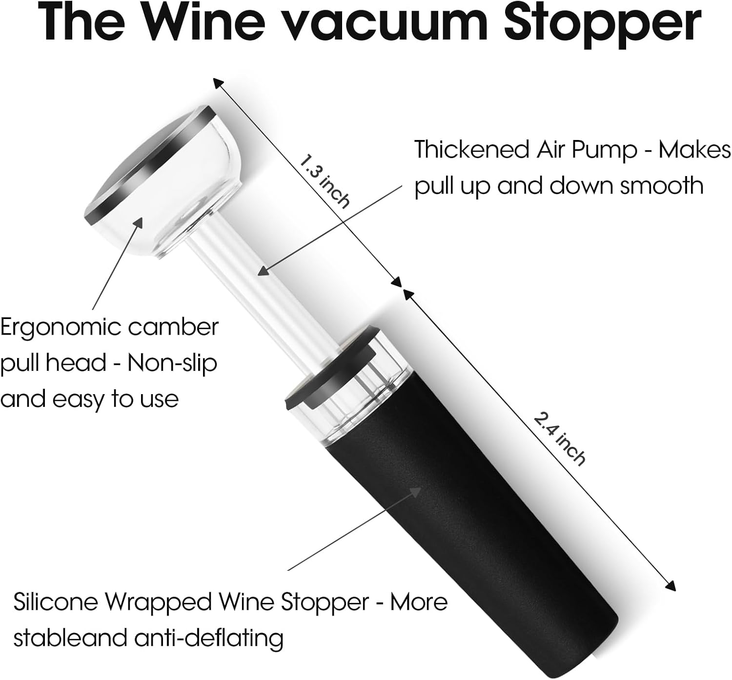 Abridor de vino, regalo de aleación de zinc sacacorchos de ala premium abrebotellas de vino con abrebotellas multifuncional