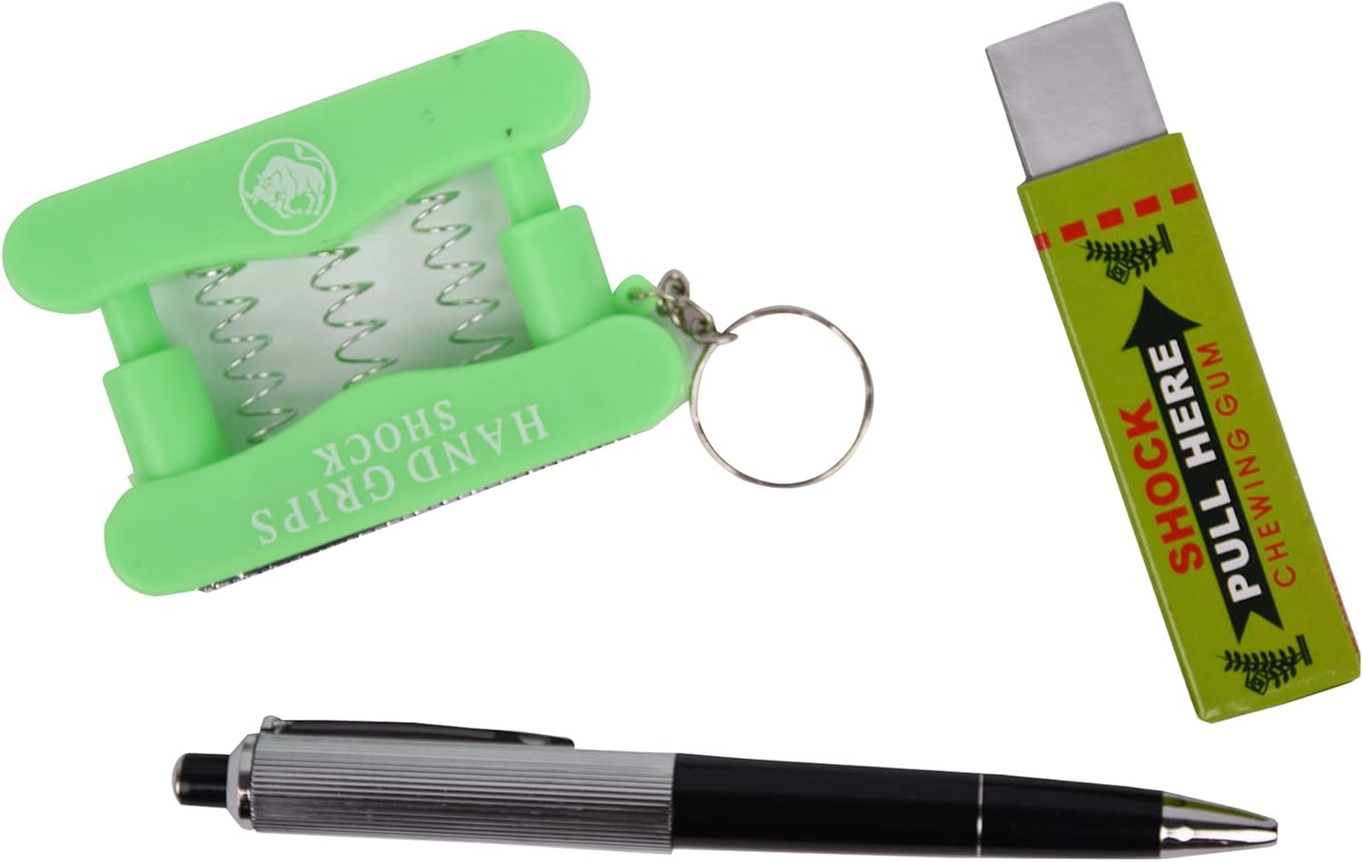 JUDEWY Trick Toy Combination April Fool’s Day Trick Toy Trick Gum Trick Trick Props Electric Shock Grip