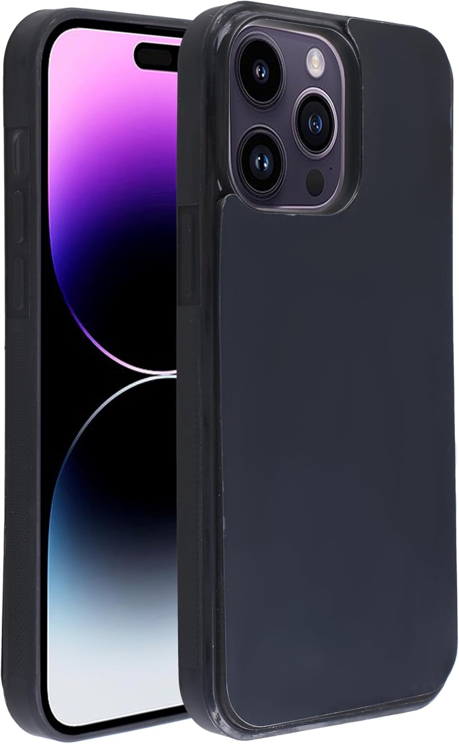 MONCA Gravity – Funda para teléfono compatible con iPhone 15 Pro Max, funda antigravedad Plutón que se adhiere a cualquier cosa pegajosa mágica nano