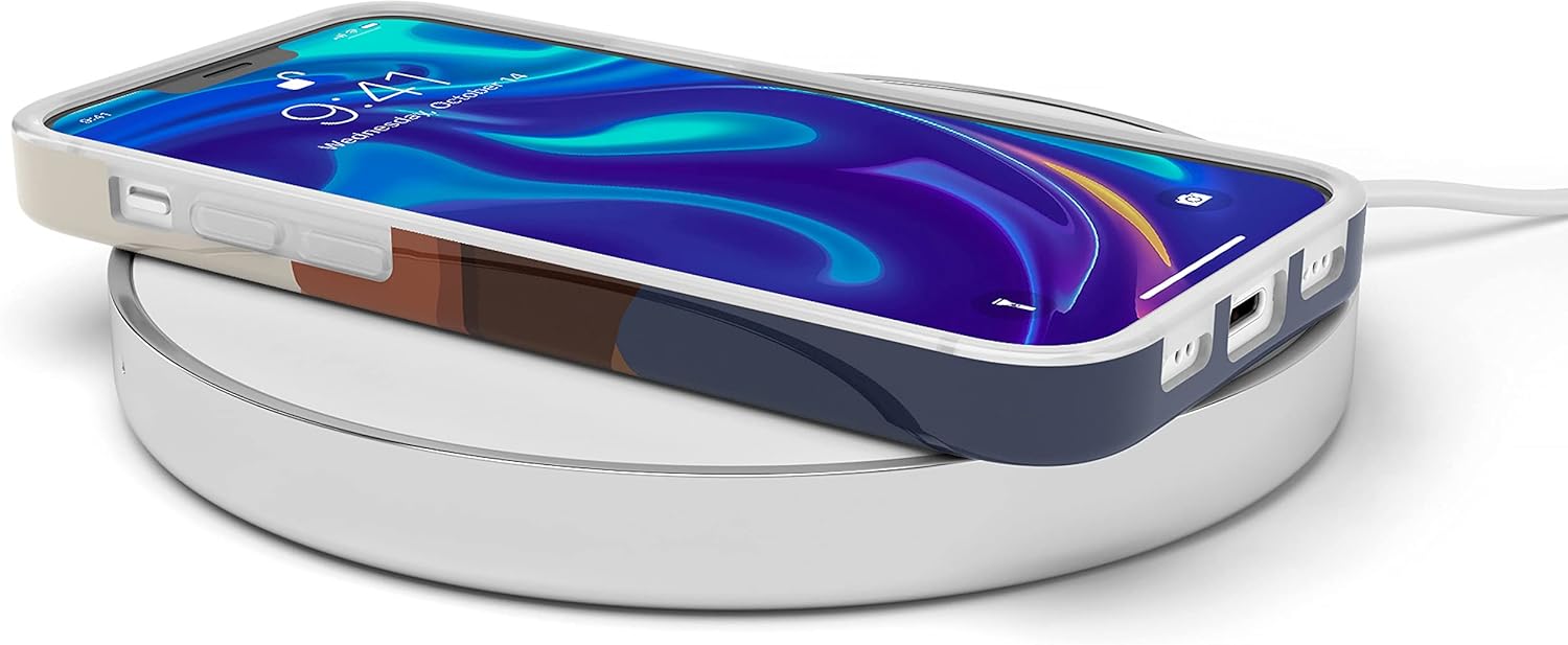 Casely Funda para iPhone 11  Los opuestos se atraen  Funda de montaña de bloque de color de día y noche