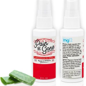 Pain Be Gone – Spray de aceite de magnesio para calmar dolores y calambres musculares, 2 onzas Pain Be Gone – Spray de aceite de magnesio para calmar dolores y calambres musculares, 2 onzas