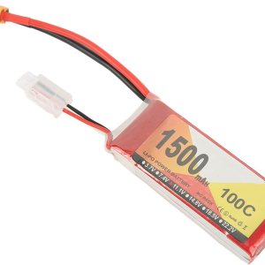 Batería LiPo de 11.1V 1500mAh 100C 3S con enchufe XT60, control remoto por aplicación controlada QAV250 Quadcopter baterías de vehículos Batería LiPo de 11.1V 1500mAh 100C 3S con enchufe XT60, control remoto por aplicación controlada QAV250 Quadcopter baterías de vehículos