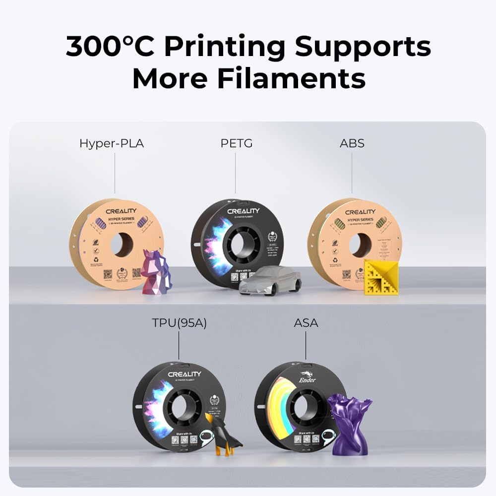 Creality – Impresora 3D oficial Ender 3 V3 KE. Velocidad de impresión máxima de 19.685 ins CR Touch Auto nivelación mejorada Sprite Direct Extrusora