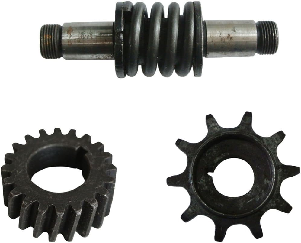 JRL Eje de embrague y engranaje de bicicleta de empuje y piñón de transmisión para bicicleta motorizada de 66cc 80cc