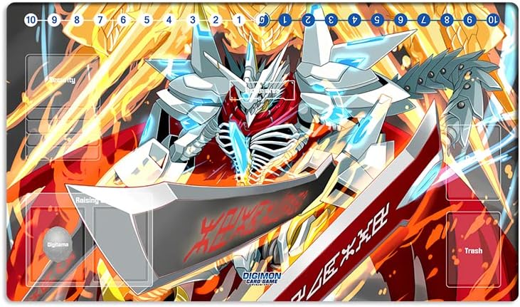 Nuevo DTCG Duel Playmat Digimon Jesmon Juego de cartas coleccionables TCG CCG Mat Pad + bolsa gratis (ZD002-300-SM)