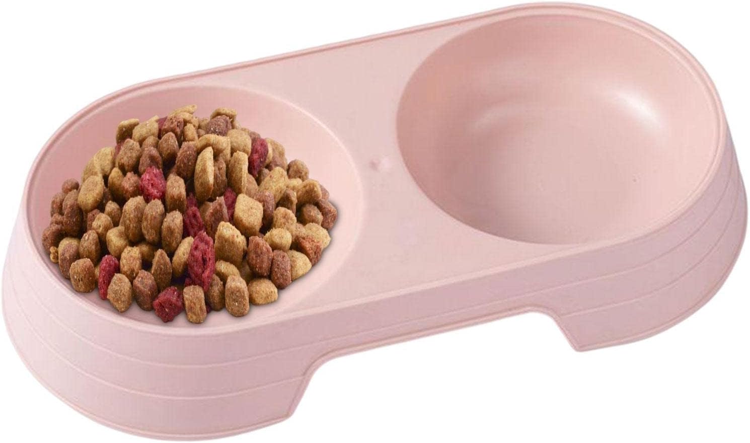 Kumprohu Cuencos de comida para perros  Cuenco doble elevado para gatos, juego de cuencos de comida y agua para cachorros, cuencos para mascotas