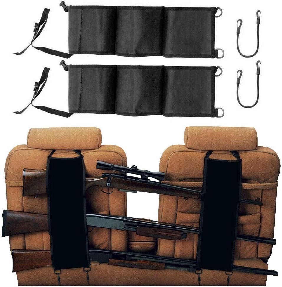 MACHSWON Bolsa de almacenamiento para pistola de almacenamiento para asiento delantero para asiento trasero de automóvil, funda para rifle de