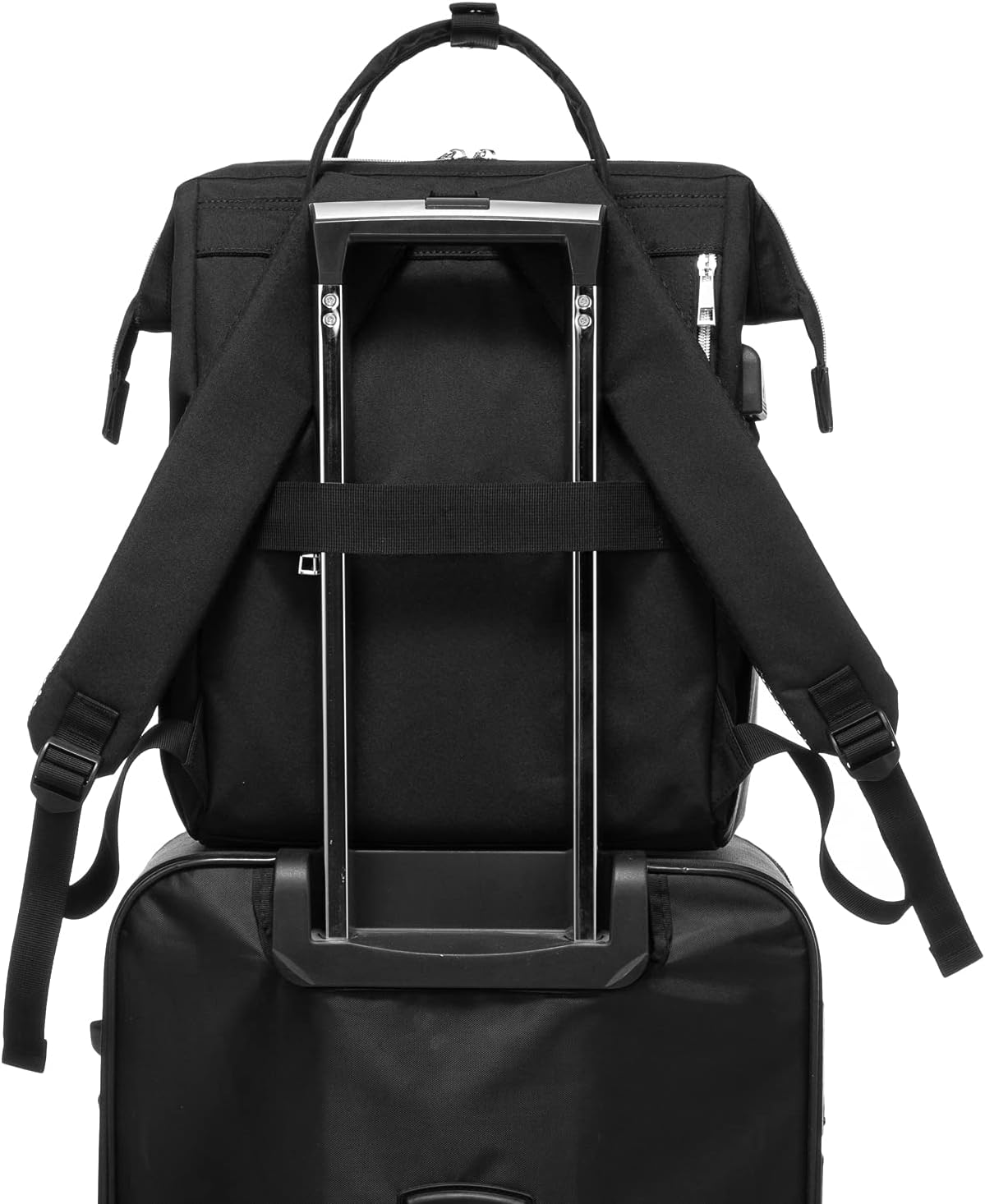 Mochila para laptop de 17 pulgadas para mujer, bolsa de trabajo de computadora (actualizada)