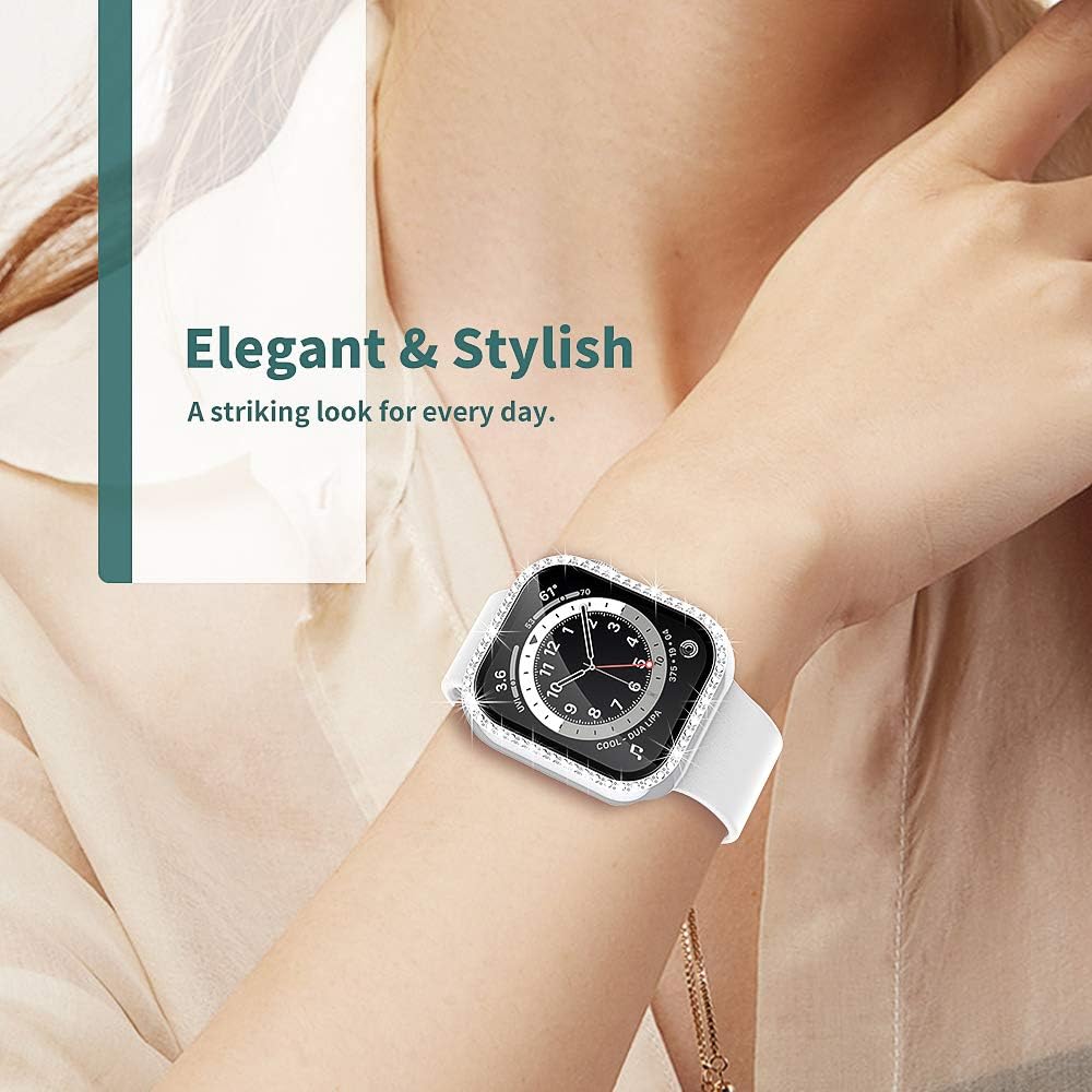 TOCOL – Juego de 2 fundas para Apple Watch Series 654321 y Apple Watch SE.