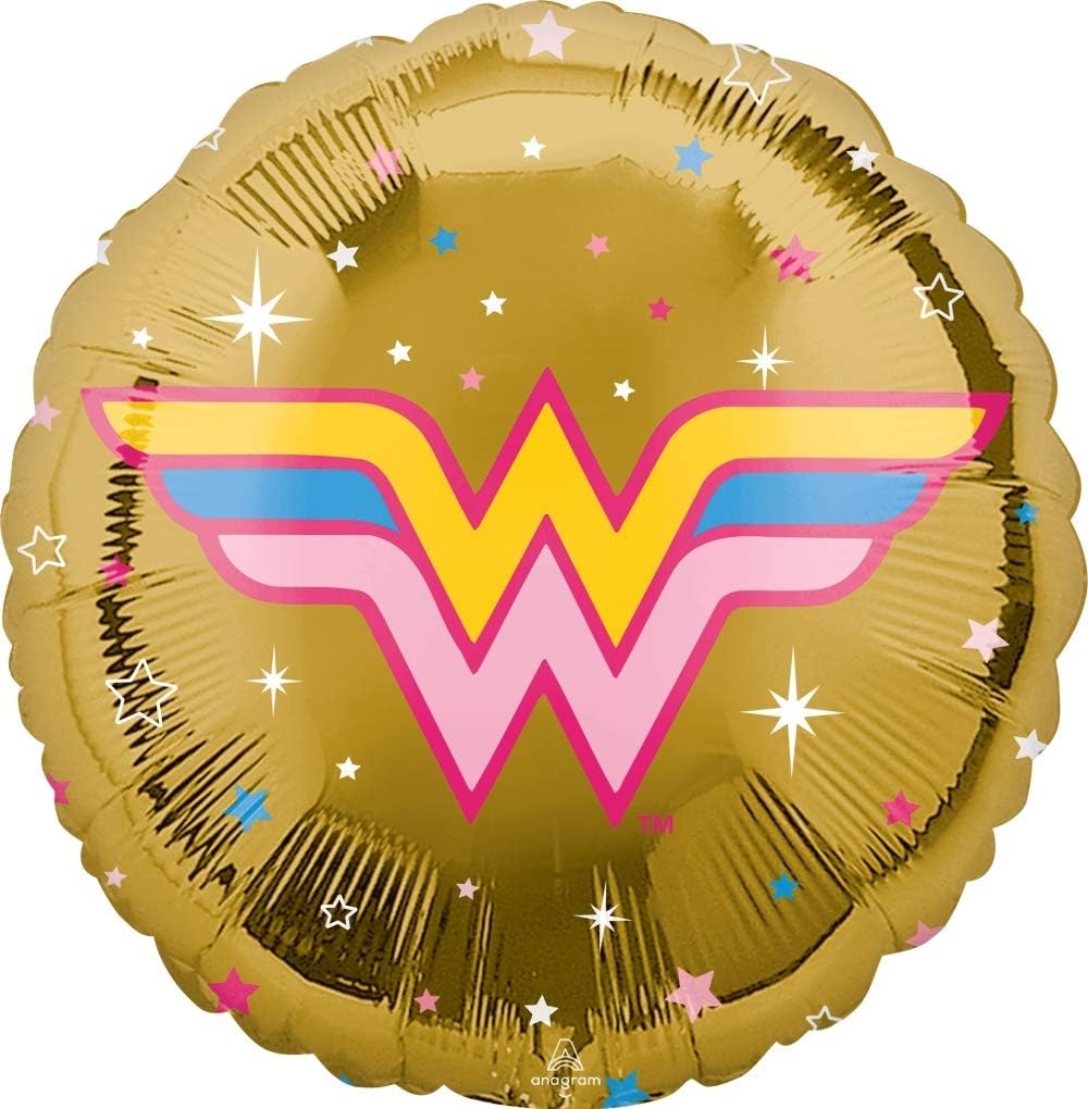 Wonder WW1984 – Suministros de fiesta de mujer de cuerpo completo para cumpleaños, decoración de ramo de globos