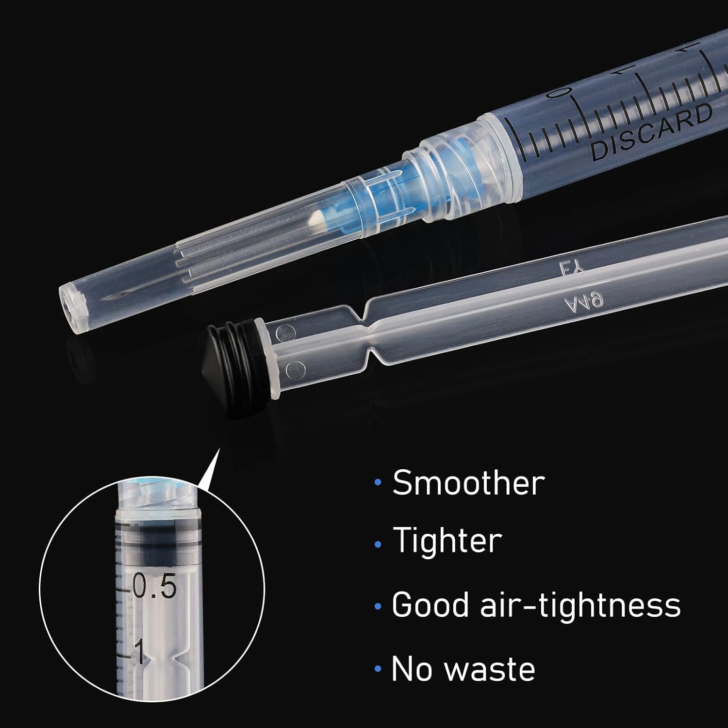 Desechables de 0.1 onzas líquidas con suministros de laboratorio de 0.81 oz, envueltos individualmente, paquete de 100