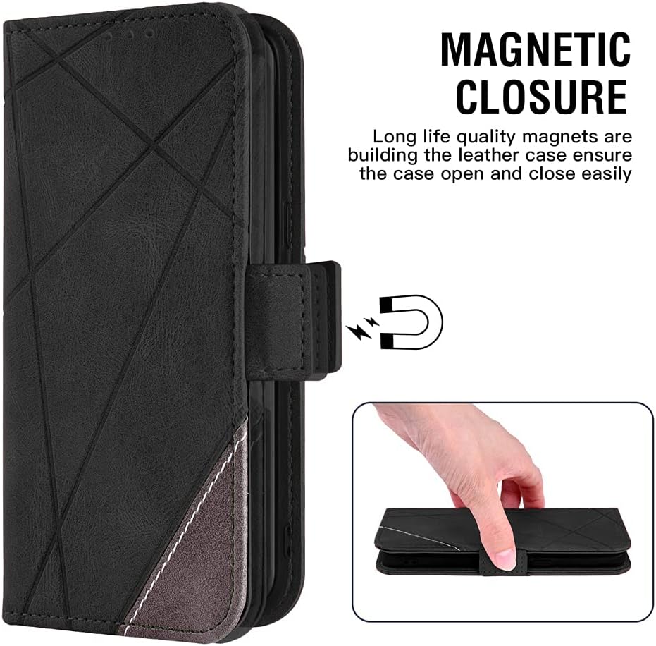 Asuwish Funda compatible con iPhone 14 de 6.1 pulgadas y protector de pantalla de vidrio templado, soporte de ranura para tarjetas, soporte para