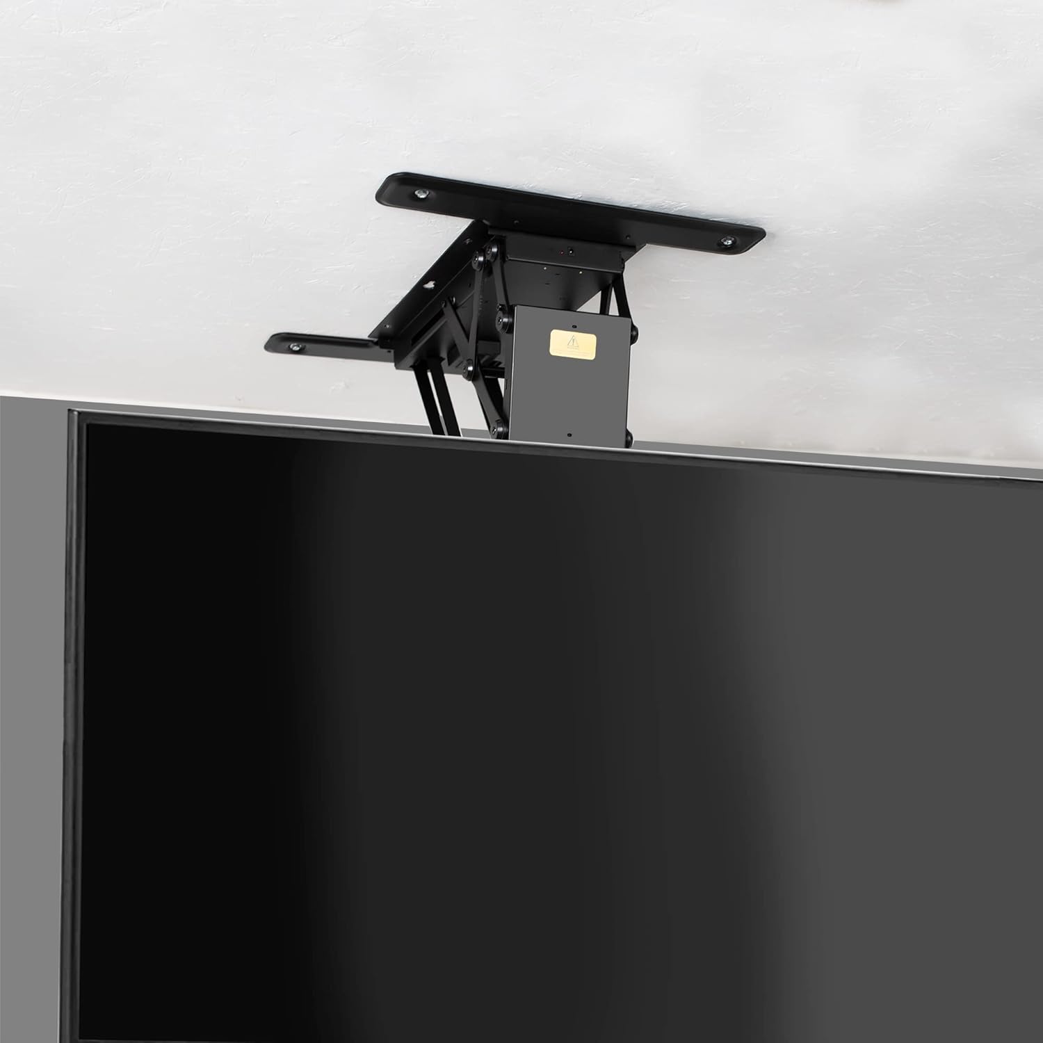 VIVO Soporte de techo eléctrico para TV para pantallas de 40 a 85 pulgadas, soporte VESA de techo inclinado motorizado abatible grande, paquete