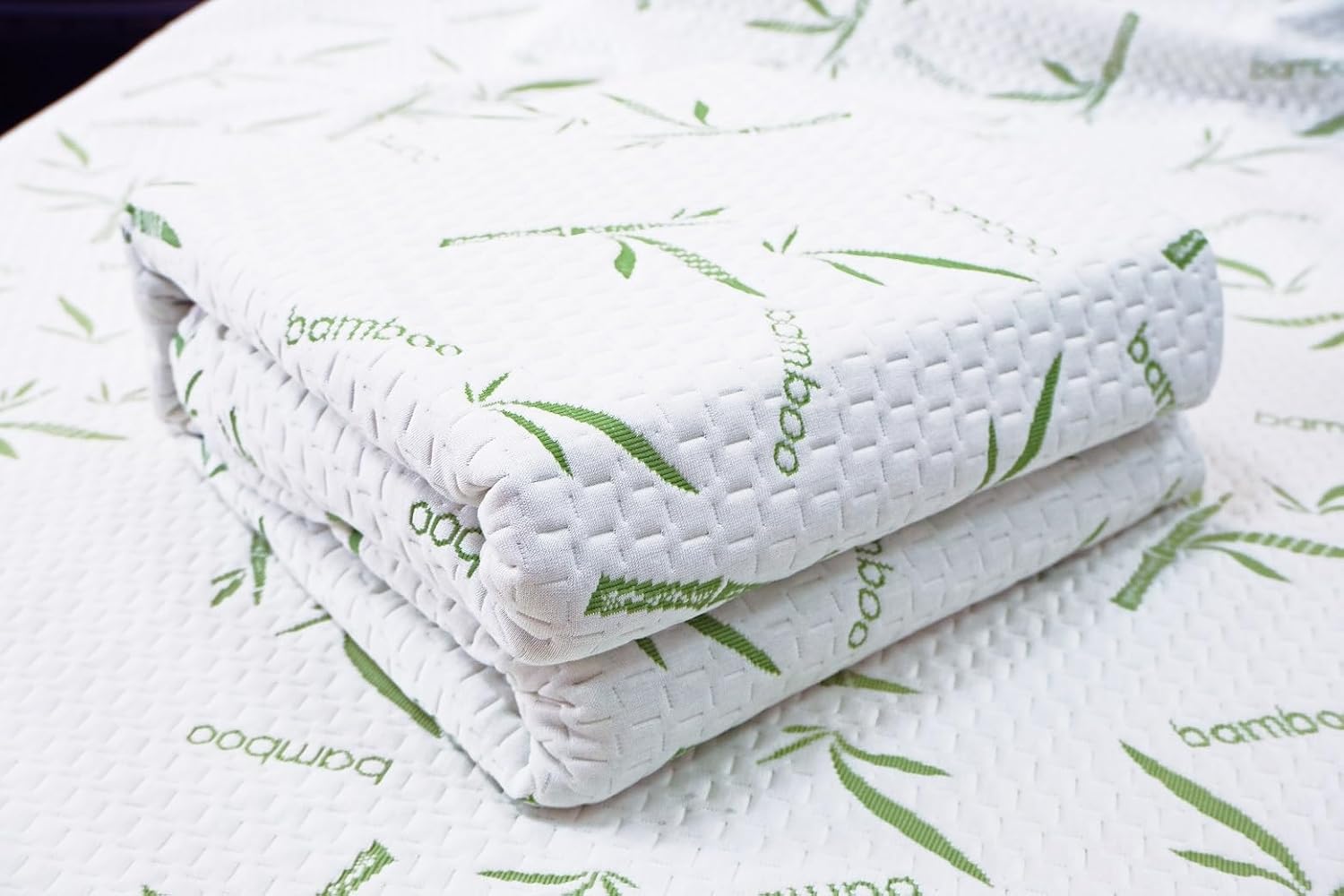 BUBBESHEEP Protector de colchón de bambú con cremallera de 360, 100% impermeable, funda de colchón de alta elasticidad, suave, seguro, transpirable,