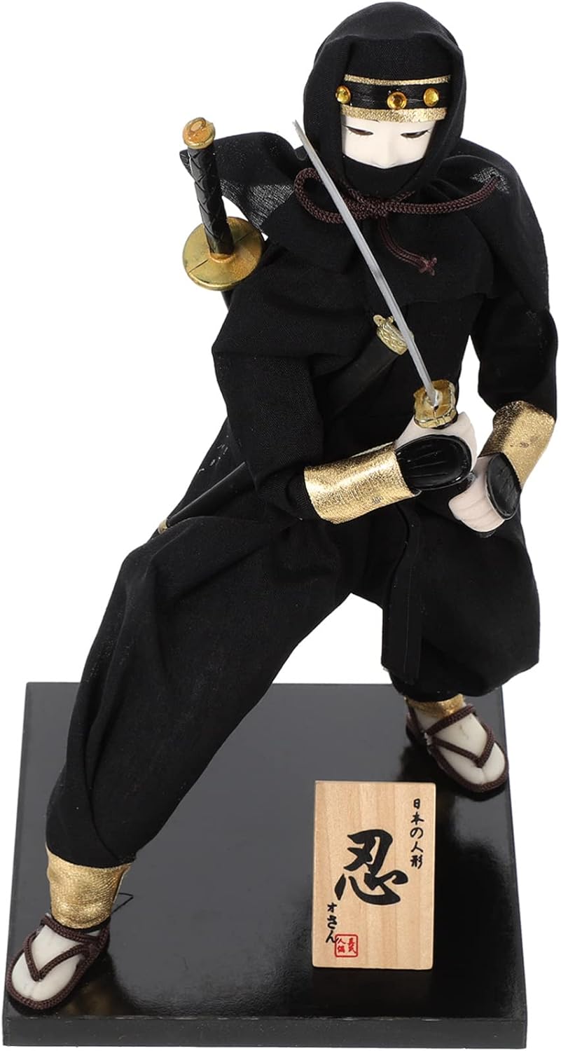 Toyvian Decoración para el hogar, decoración del hogar, figuras de acción Samurái, figura japonesa, muñecas japonesas de sushi, restaurante, adorno