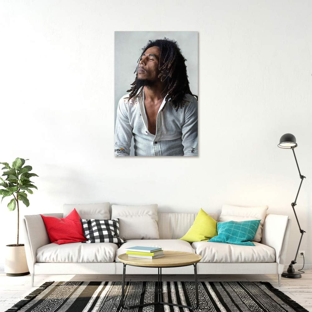 POSTER STOP ONLINE Bob Marley – Póster musical (redención – humo soplado) (tamaño 24 x 36)