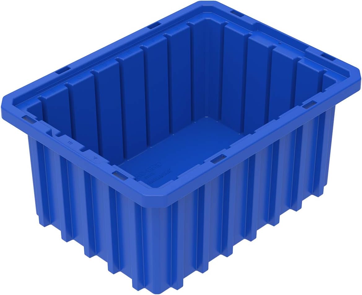 Akro-Mils 33105 Akro-Grid – Caja modular de plástico ranurada dividible apilable, (10-78 pulgadas de largo x 8-14 pulgadas de ancho x 5 pulgadas de