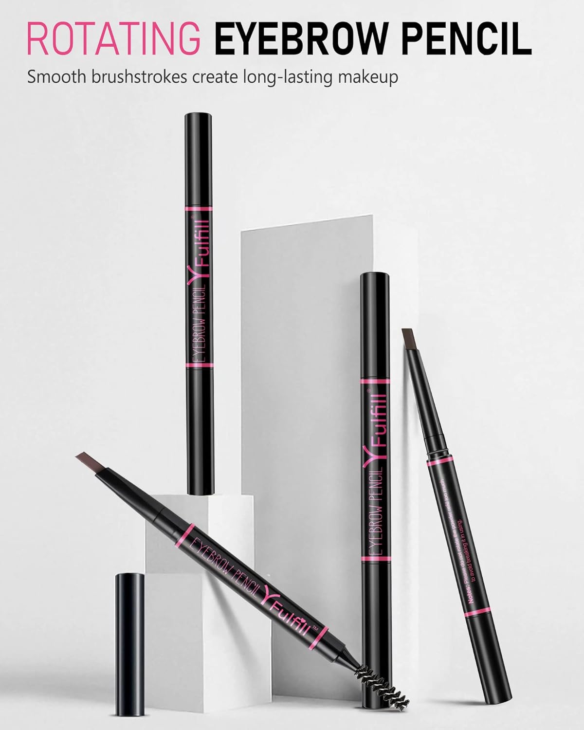 Lápices de cejas para mujer, color marrón, YFulfill Brown para cejas, para Wonen, relleno marrón para rubias