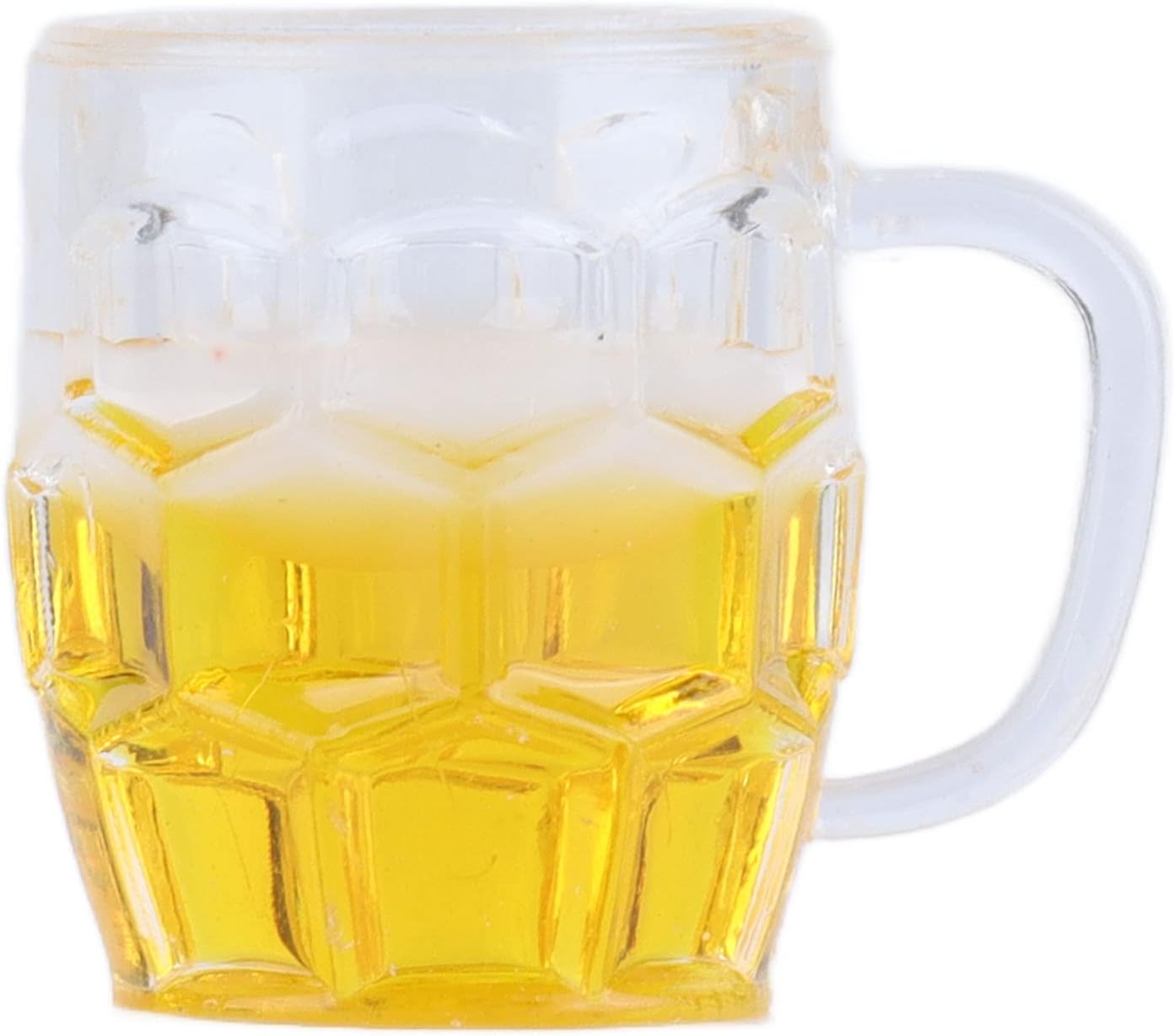 Luqeeg Vasos de cerveza en miniatura, tazas de cerveza en miniatura, kit de casa de muñecas en miniatura, accesorios de decoración de casa de