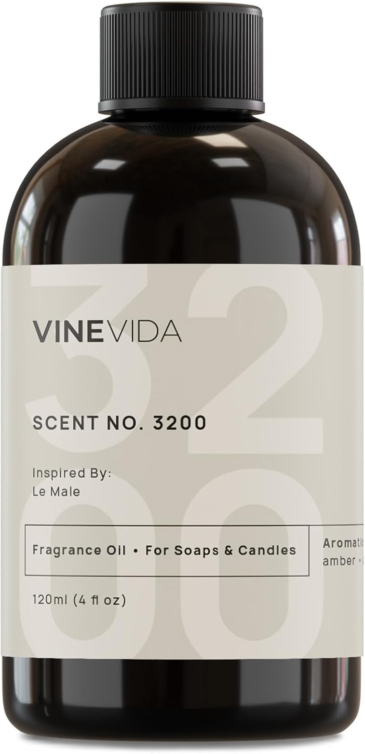 VINEVIDA Jean Paul Gaultier Le Male Aceite de fragancia para fabricación de jabón para fabricación de velas, aceites de perfume, velas de soja,