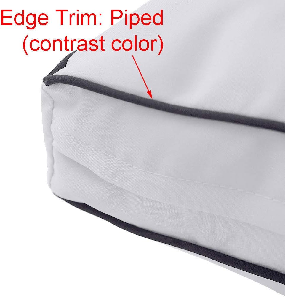 Style4 AD106 – Juego de 5 fundas de almohada para colchón de exterior con tubo de contraste