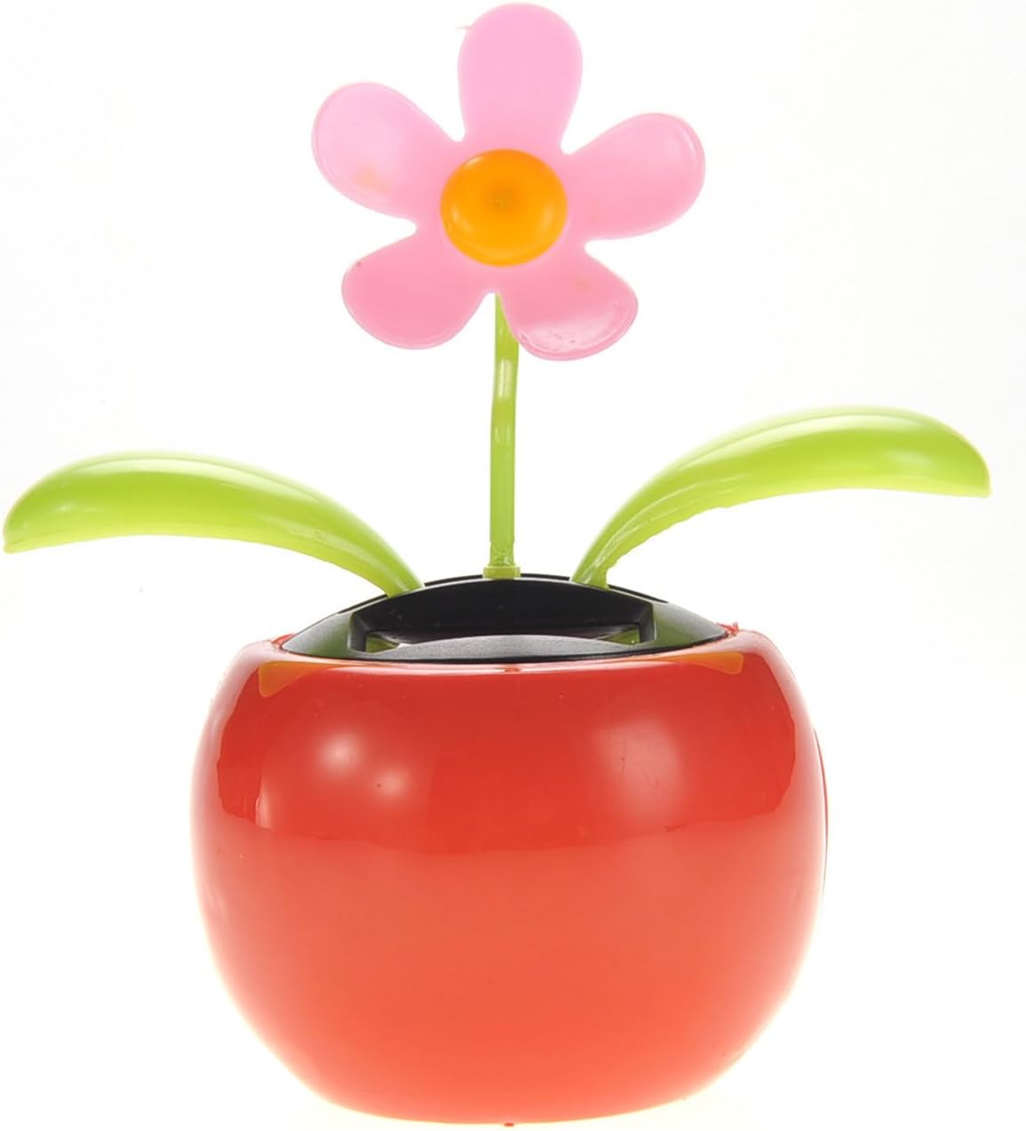 PowerTRC Flor bailarina con energía solar  Juguete de regalo de decoración de escritorio, ventana o automóvil  No requiere baterías  Divertida flor